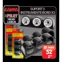 Suport 3 instrumente bord X3 (52mm) - Carbon