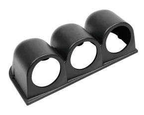 Suport 3 instrumente bord X3 (52mm) - Negru