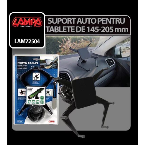 Suport auto pentru tablete de 145-205mm