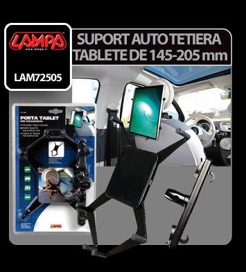 Suport auto pentru tablete la tetiera de 145-205mm thumb