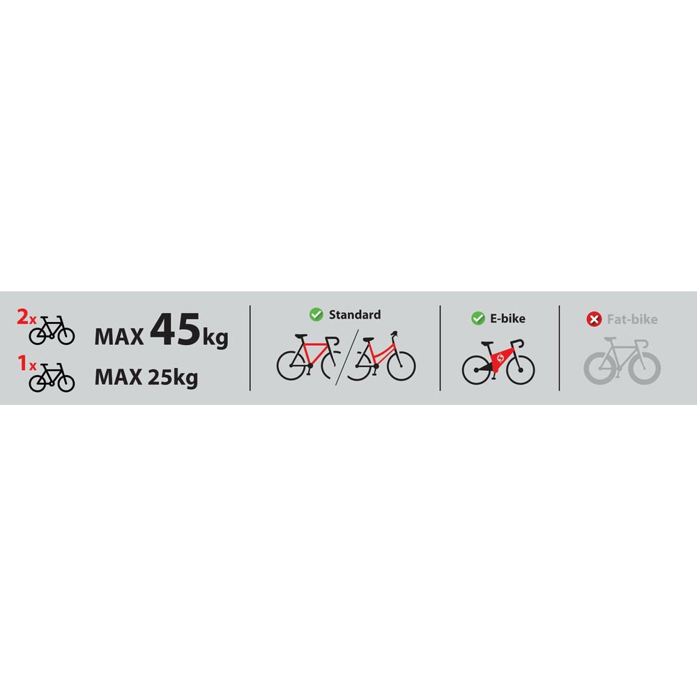 Elix 2, bicycle rack for tow ball - 2 bikes thumb