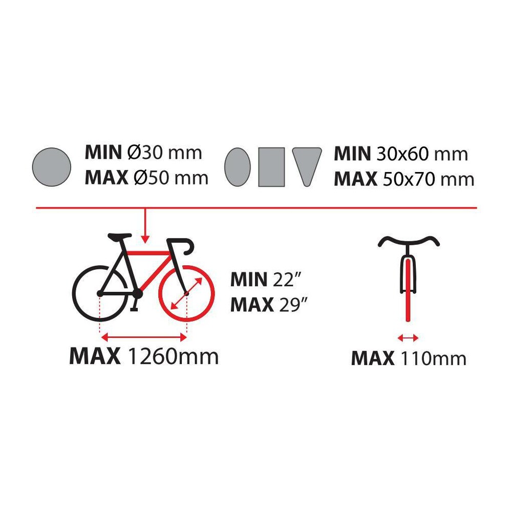 Asura 3, összecsukható kerékpártartó a vonóhorogra szerelhető, 3 kerékpárnak thumb