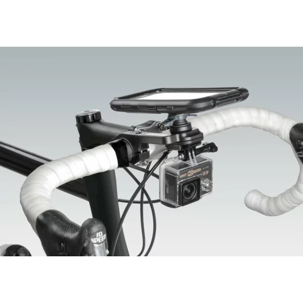 Opti Combo, handlebar fixing with action cam support