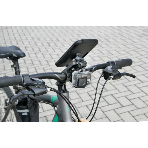 Opti Combo, handlebar fixing with action cam support