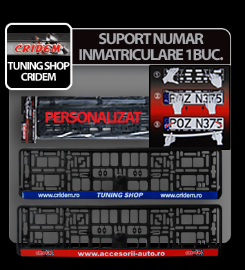 Suport numar inmatriculare Accesorii Auto / Tuning Shop 1buc thumb