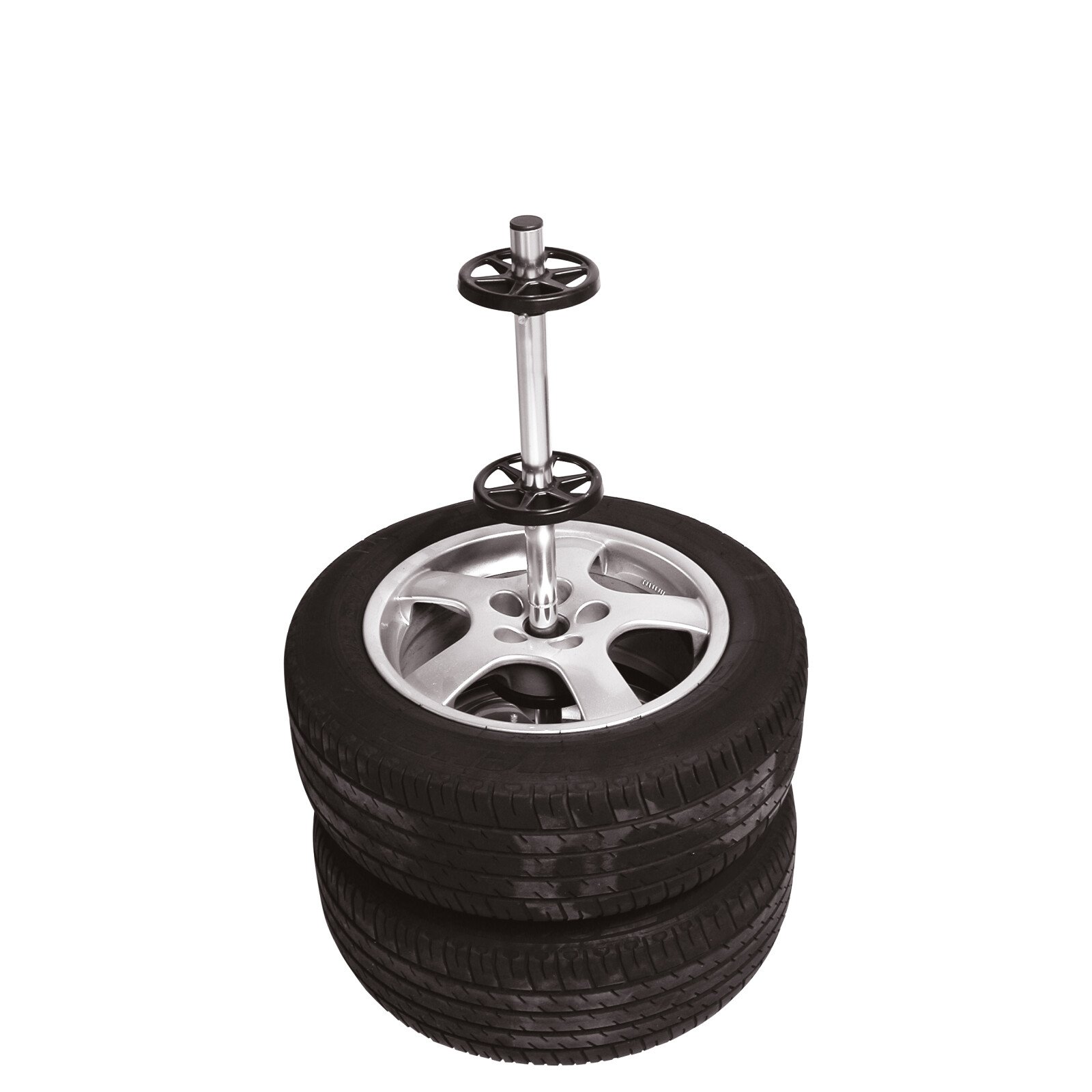 Stand for 4 pcs spare wheels Carpoint thumb