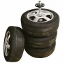 Stand for 4 pcs spare wheels Carpoint