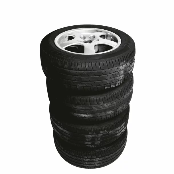 Stand for 4 pcs spare wheels with cover Carpoint