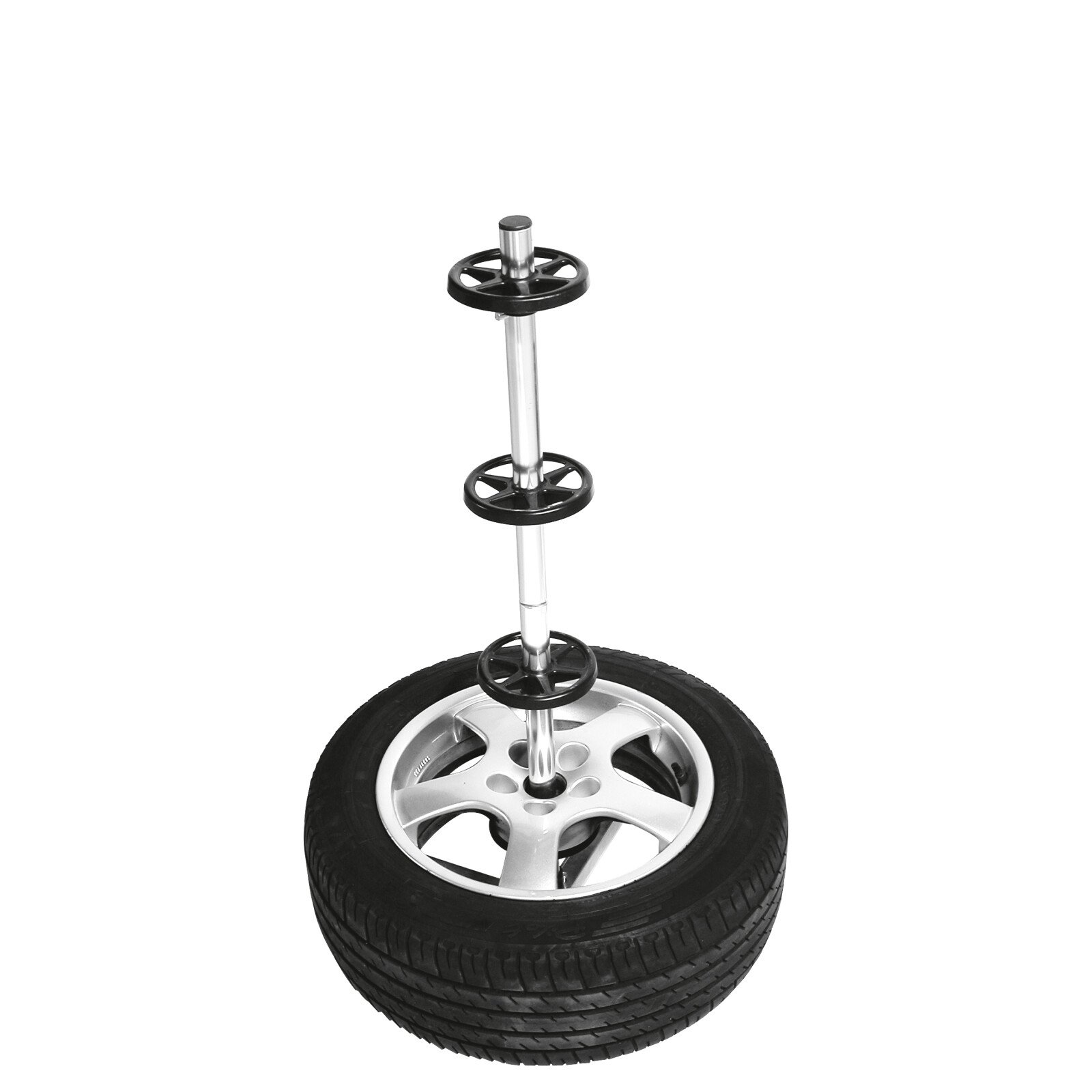 Stand for 4 pcs spare wheels with cover Carpoint thumb