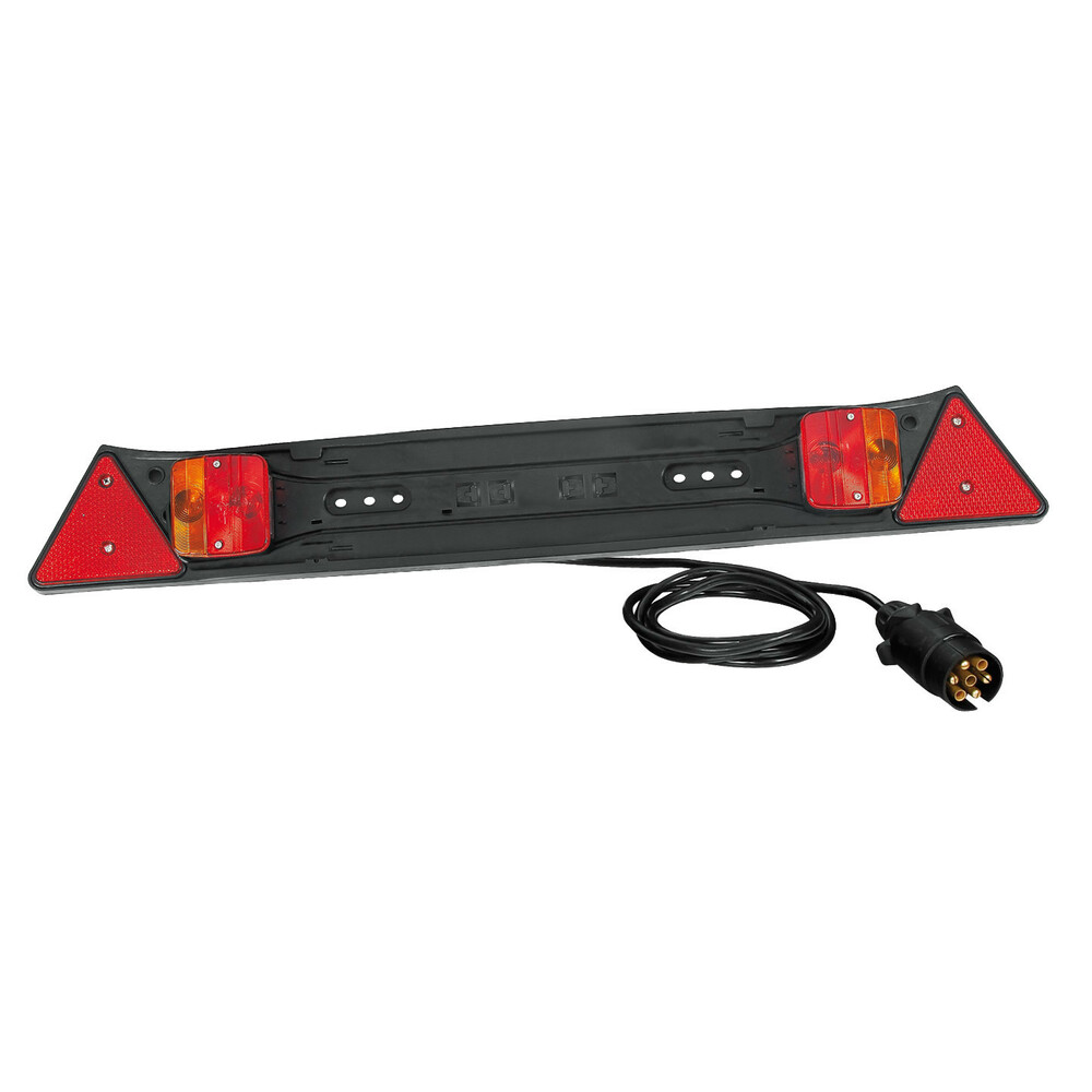 Lite kiegészítő hátsó stop lámpák fényvisszaverőkkel és rendszámtábla tartó 12/24V thumb