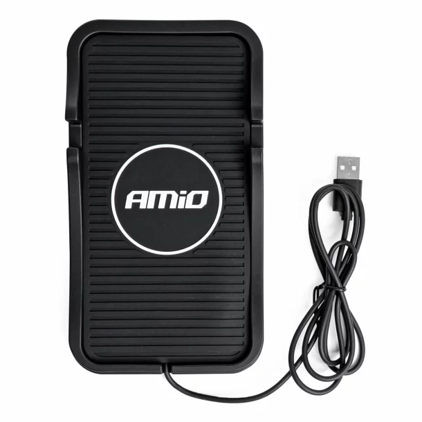 Amio silicone phone holder/15W wireless charging pad