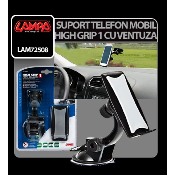 High Grip 1, suction cup phone holder