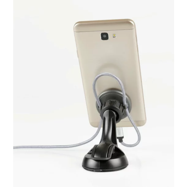 Magneto Fin, magnetic phone holder with sticky suction cup