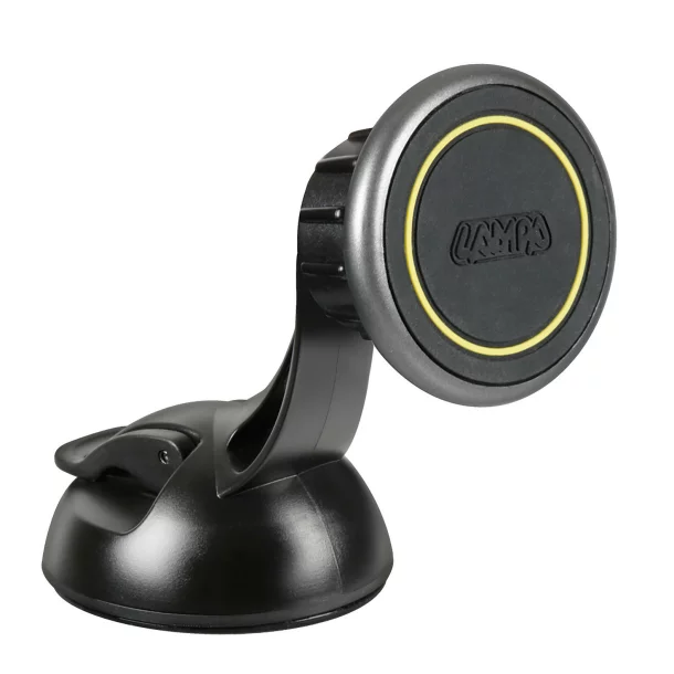 Magneto Fin, magnetic phone holder with sticky suction cup