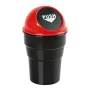 Suport tip cos gunoi mini pentru bord auto Push-Bin Lampa - Rosu/Negru