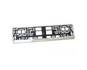 Set of 2pcs numbers plates holders - Chromed