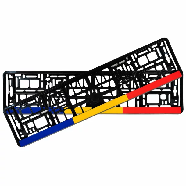 Suporti numar inmatriculare set 2buc - Romania