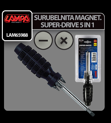 Surubelnita magnetica Super-Drive 6 in 1 Lampa thumb