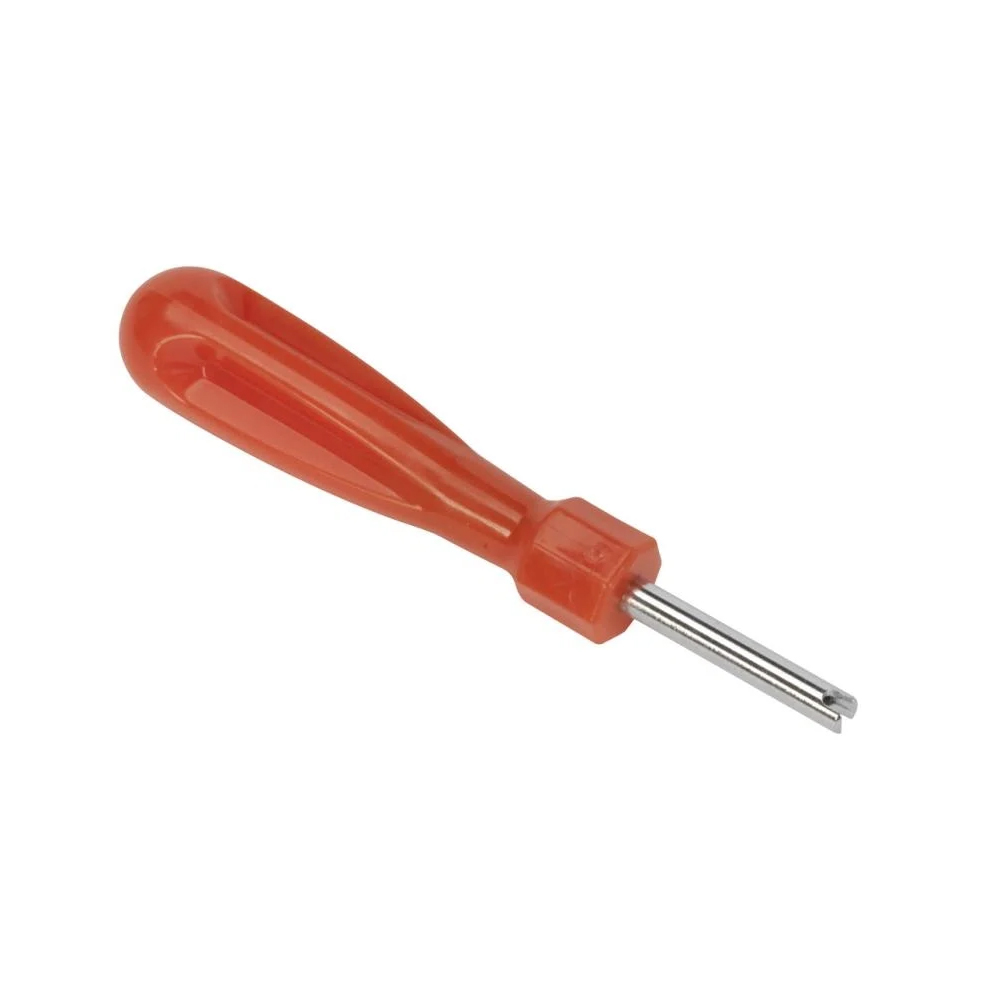 Car valve screwdriver thumb