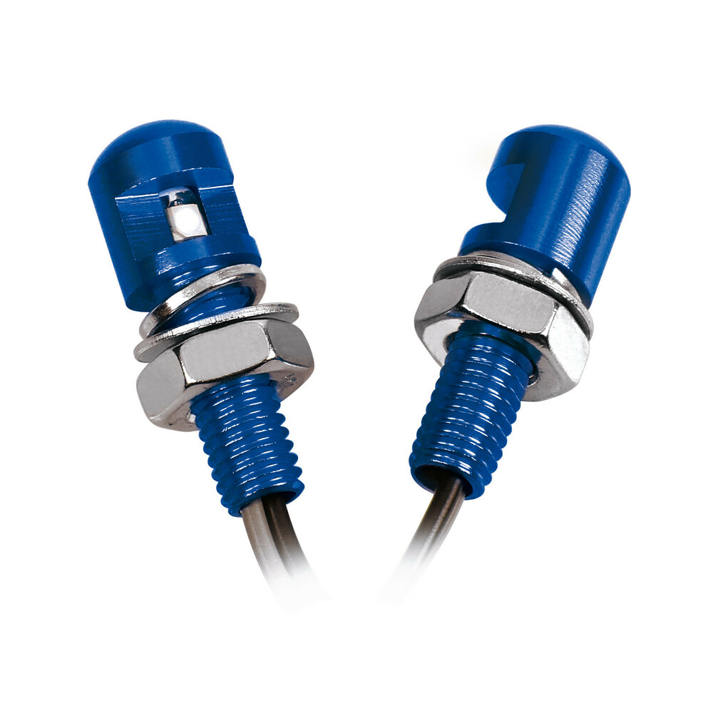 Led screws, white light, 2 pcs - Blue thumb