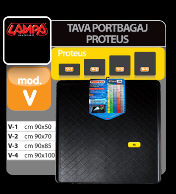 Proteus, car trunk mat - V-1 - cm90x50 thumb