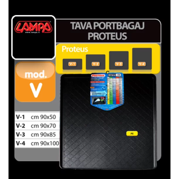 Tavita portbagaj Proteus - V-1 - 90x50cm