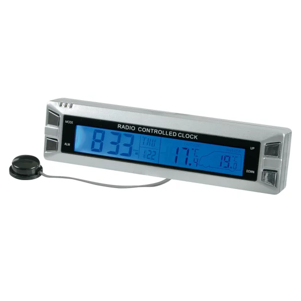 Seyio R-30 külső -belső hőmérő, óra , rádió kontroll 12/24V