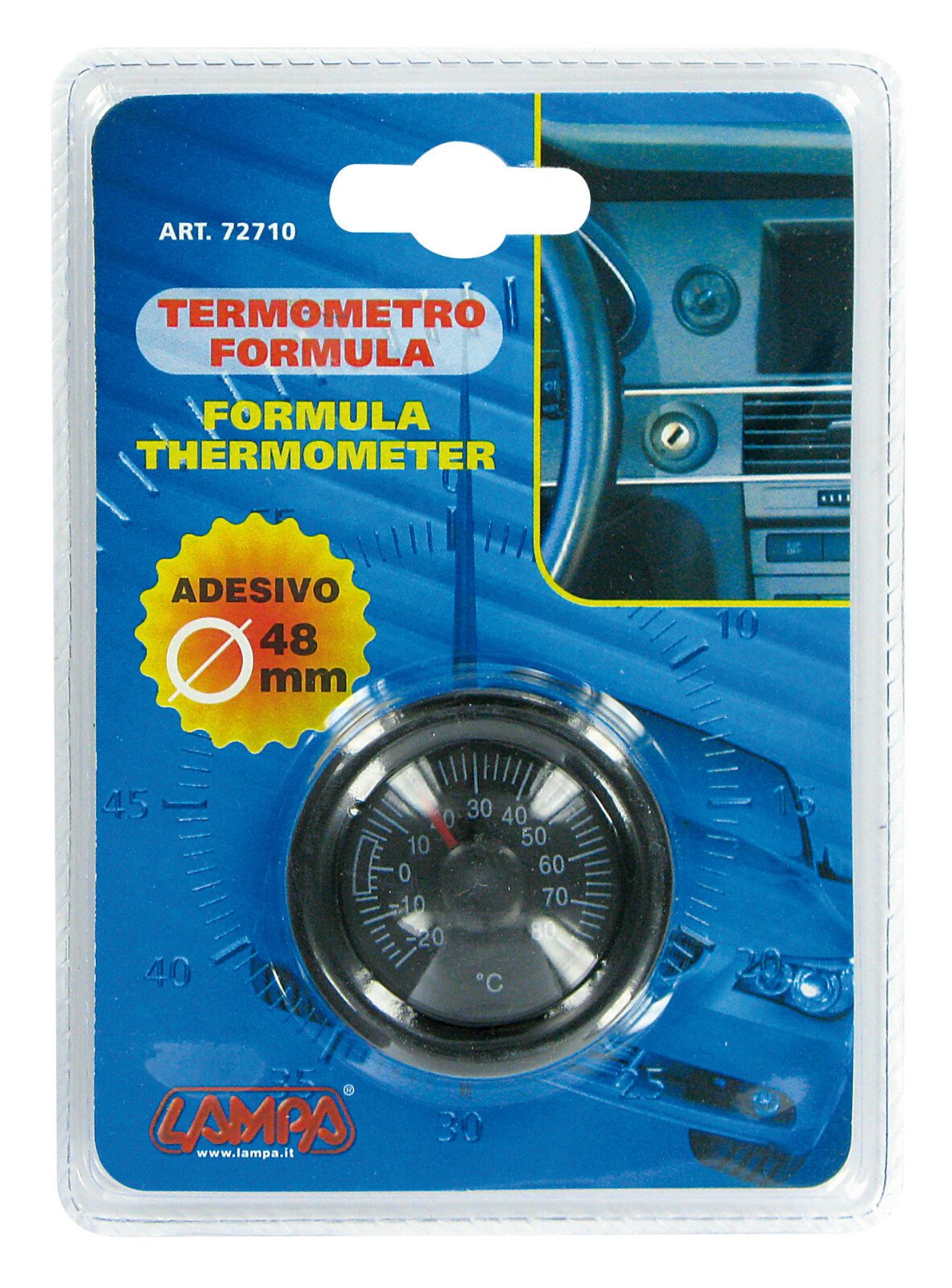 Formula thermometer thumb
