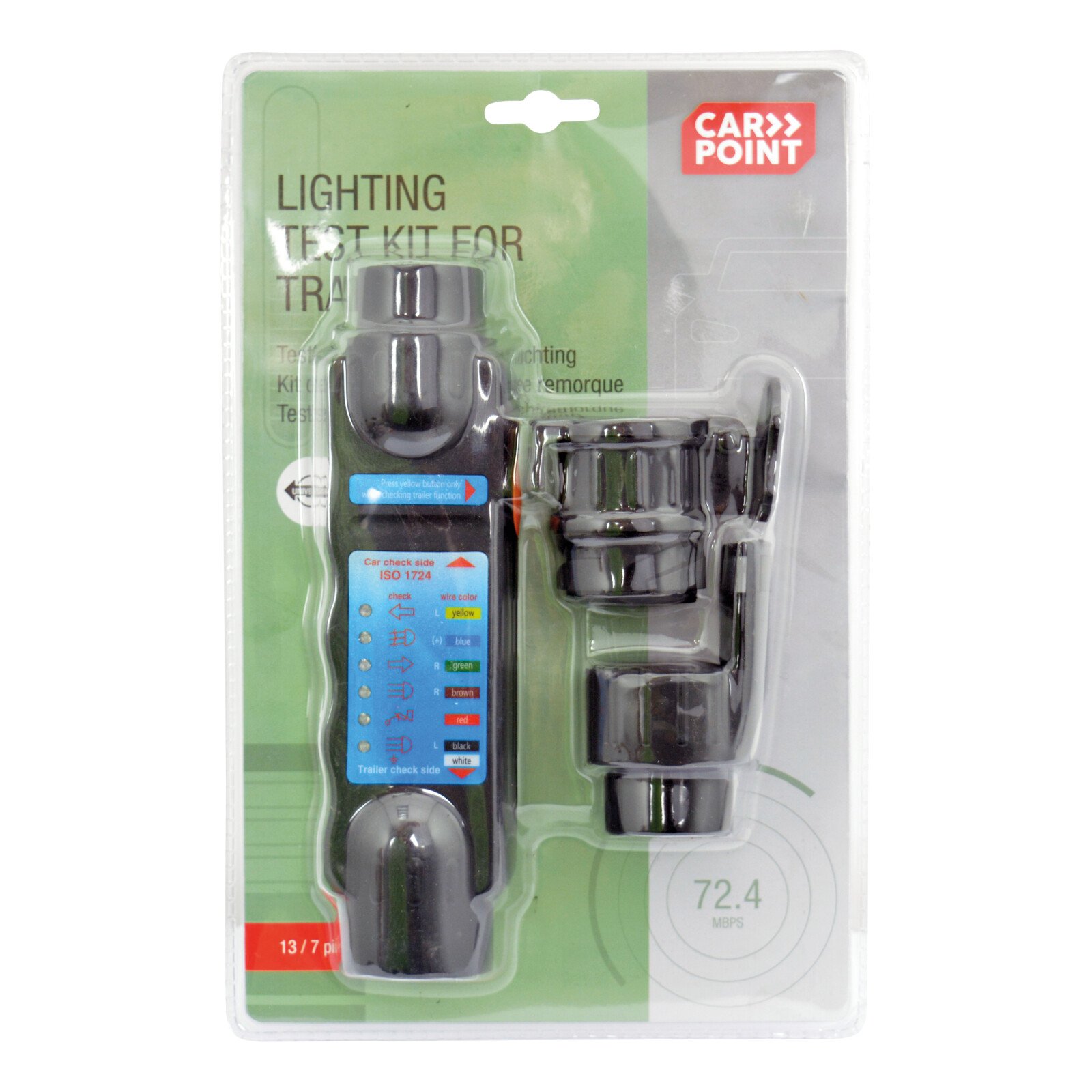 Tester kit with 7 pin 3in1 and 2 adapters thumb