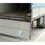 Foldable step for trailer