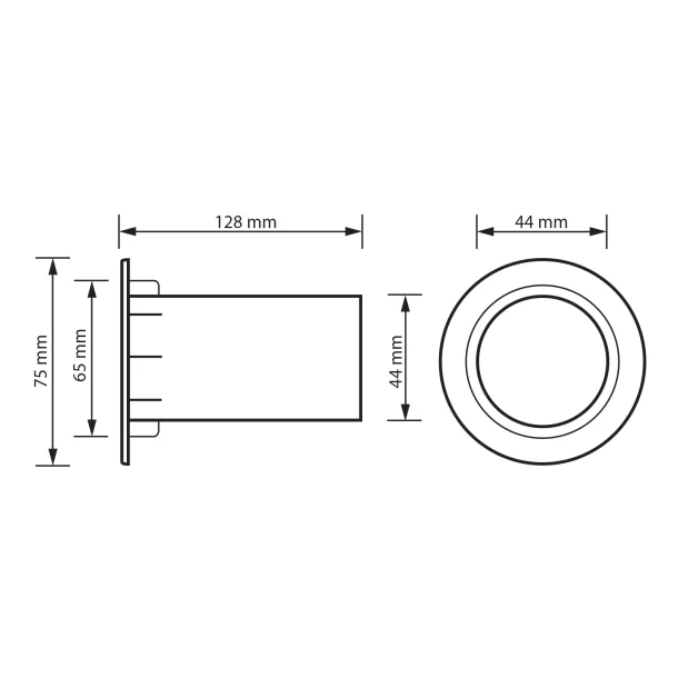 Tub reflex 45/75x125 mm