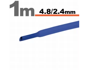 Tub Termocontractibil Albastru • 4,8 / 2,4 mm