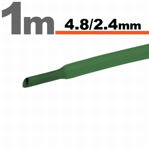 Tub Termocontractibil Verde • 4,8 / 2,4 mm thumb