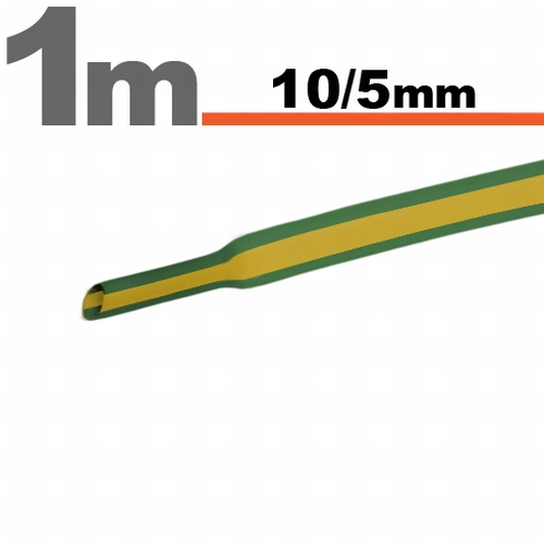 Tub termocontractibilGalben-verde • 10 / 5 mm thumb