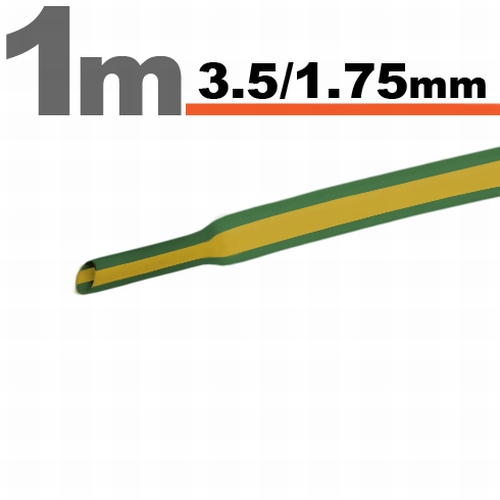 Tub termocontractibilGalben-verde • 3,5 / 1,75 mm thumb