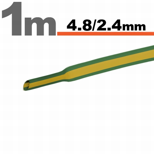 Tub termocontractibilGalben-verde • 4,8 / 2,4 mm thumb