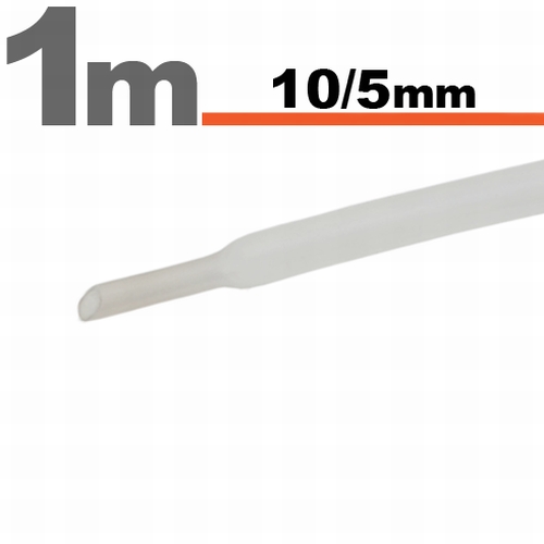 Tub termocontractibilTransparent • 10 / 5 mm thumb
