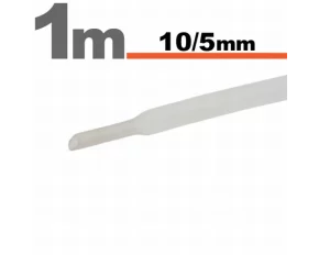 Tub termocontractibilTransparent • 10 / 5 mm