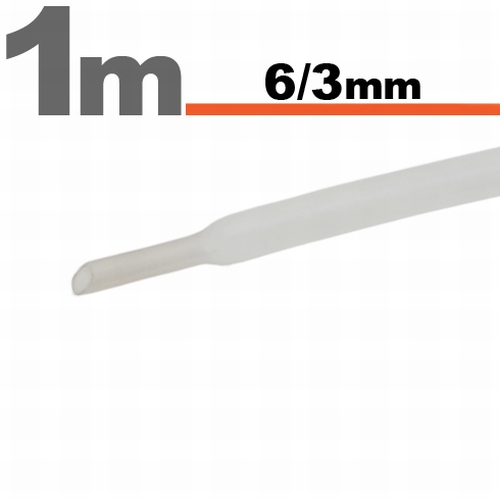 Tub termocontractibilTransparent • 6 / 3 mm thumb