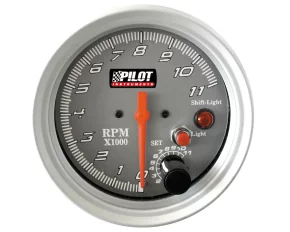 Tachometer gasoline 7 Colours Silver Line series 100mm