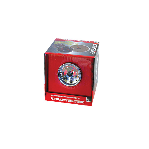 Tachometer 0-8000 RPM - Ø 2” (52 mm) Chrome series - 4 cylinder thumb