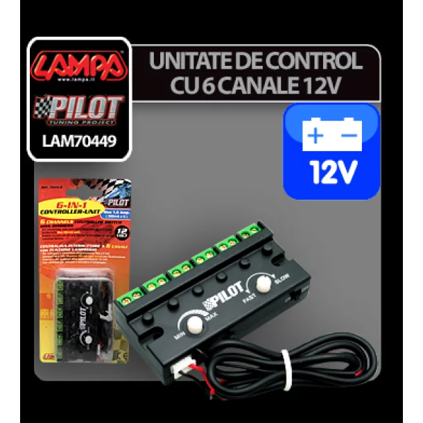 Unitate de control 6 in 1 - 12V