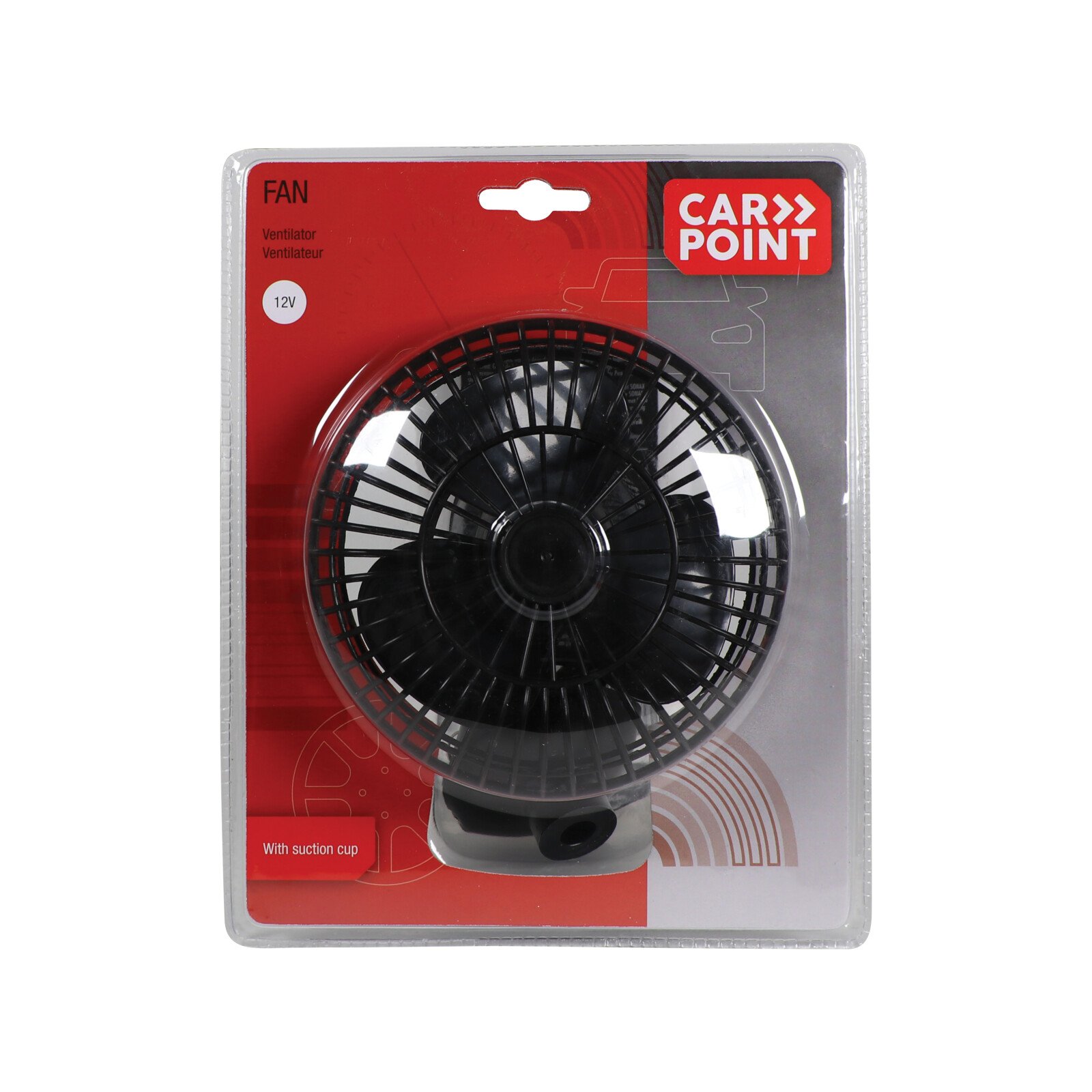 Fan with suctionpad fastening 12V thumb
