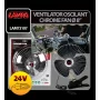 Ventilator oscilant Chrome - Fan Ø 8” din metal 24V