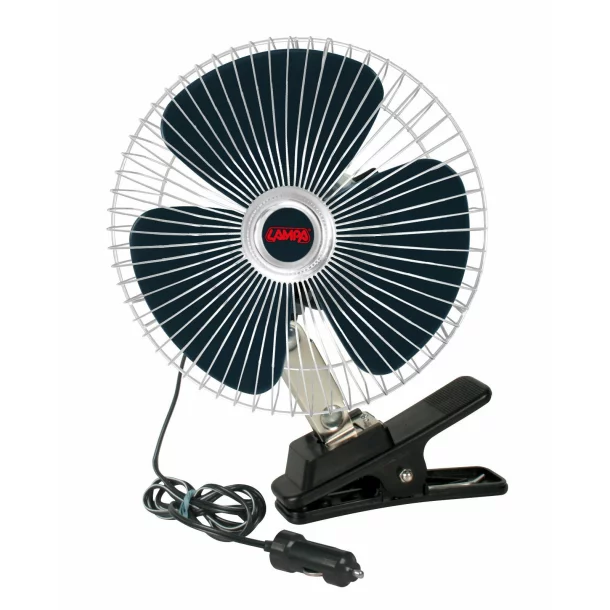 Ventilator oscilant Chrome - Fan Ø 8” din metal 24V