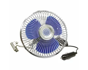 Carpoint 12V-os oszcilláló fémből készült ventilátor