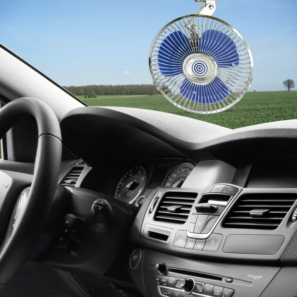 Carpoint oscillating metal car fan 24V