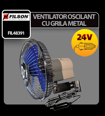 Ventilator oscilant cu grila metal Filson 24V thumb