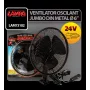 Jumbo Ø 6” oscillating metal car fan - 24V