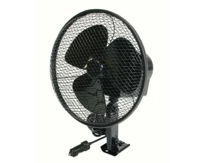 Jumbo Ø 6” oscillating metal car fan - 12V